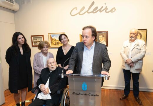 O Concello réndelle homenaxe a Emilio Celeiro cunha exposición antolóxica da súa obra